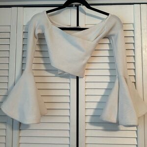 Cross front crop top